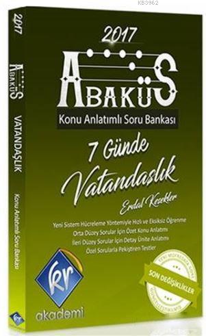 2017 KPSS Abaküs Vatandaşlık Konu Anlatımlı Soru Bankası
