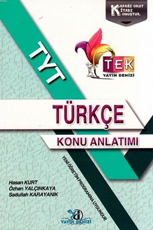 Yayın Denizi Yayınları TYT TEK Türkçe Konu Anlatımlı Cep Kitabı Yayın Denizi 
