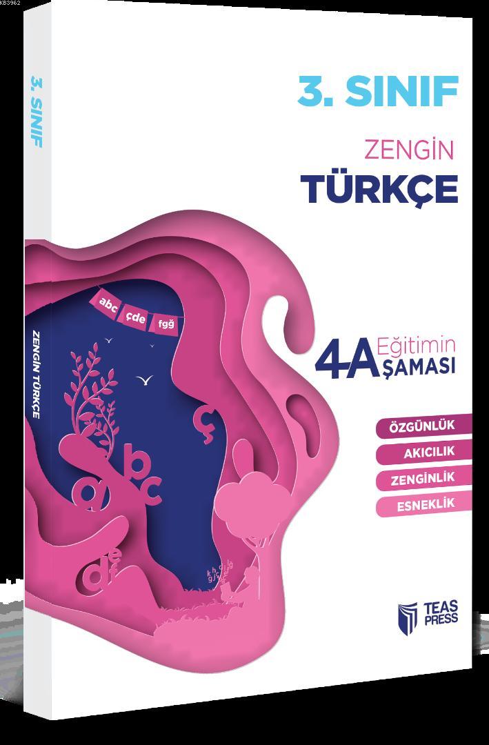 Teas Press Yayınları 3. Sınıf Zengin Türkçe Eğitimin 4 Aşaması Teas Press 