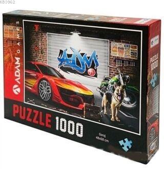 Adam Games Garaj 1000 Parça Puzzle 48x68