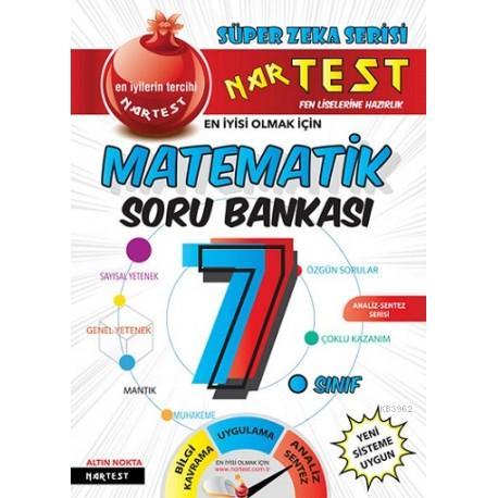 Nartest Yayınları 7. Sınıf Süper Zeka Matematik Soru Bankası Nartest 
