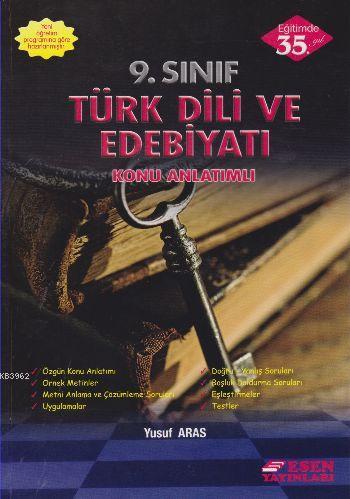 Esen Yayınları 9. Sınıf Türk Dili ve Edebiyatı Konu Anlatımlı Esen 