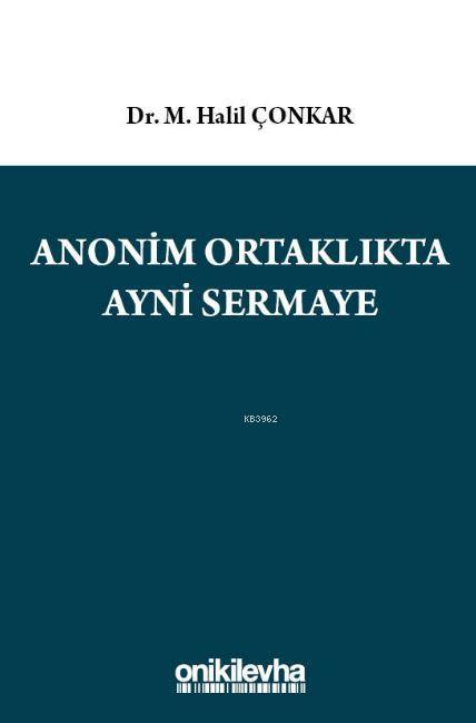 Anonim Ortaklıkta Ayni Sermaye