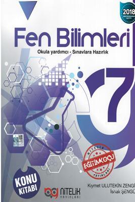 Nitelik Yayınları 7. Sınıf Fen Bilimleri Konu Kitabı Nitelik 