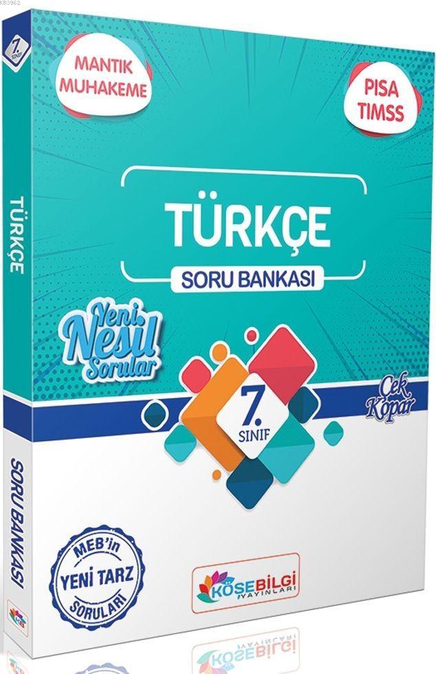 Köşebilgi Yayınları 7. Sınıf Türkçe Soru Bankası Köşebilgi 
