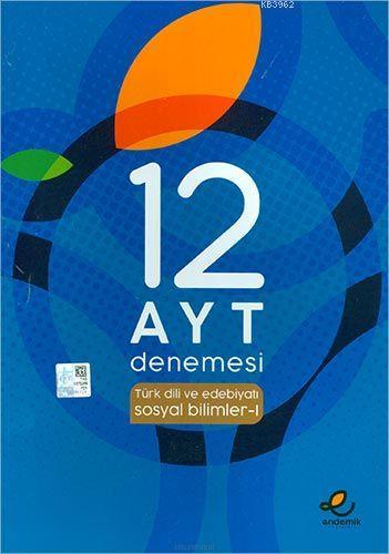 Endemik Yayınları AYT Türk Dili ve Edebiyatı Sosyal Bilimler 1 12 Denemesi Endemik 