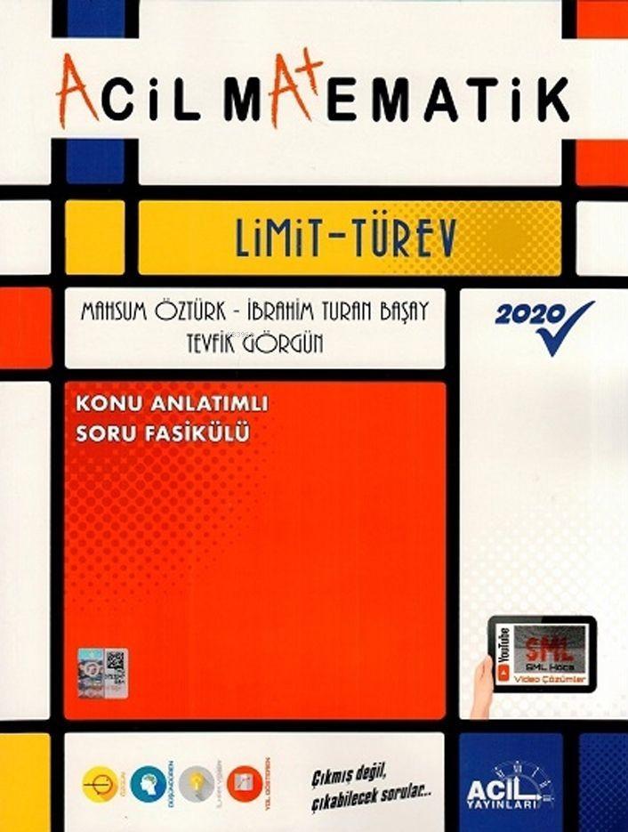 Acil Yayınları Matematik Limit Türev Konu Anlatımlı Soru Fasikülü