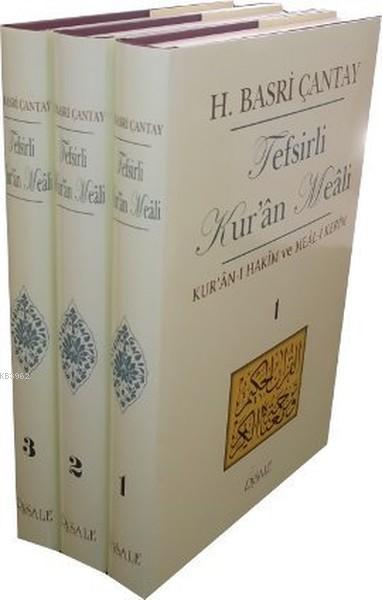  Tefsirli Kuran Meali (3 Cilt Takım) Kuranı Hakim ve Meali Kerim | HAZ M ALİ YEKTA SARAÇ | Hasan Basri Çantay | Pınar Sobacı | M Ali Yekta Saraç | Diğer Yayınlar | 9789756223208 | 