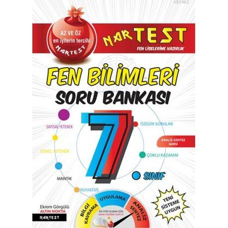 Nartest Yayınları 7. Sınıf Süper Zeka Fen Bilimleri Soru Bankası Nartest 