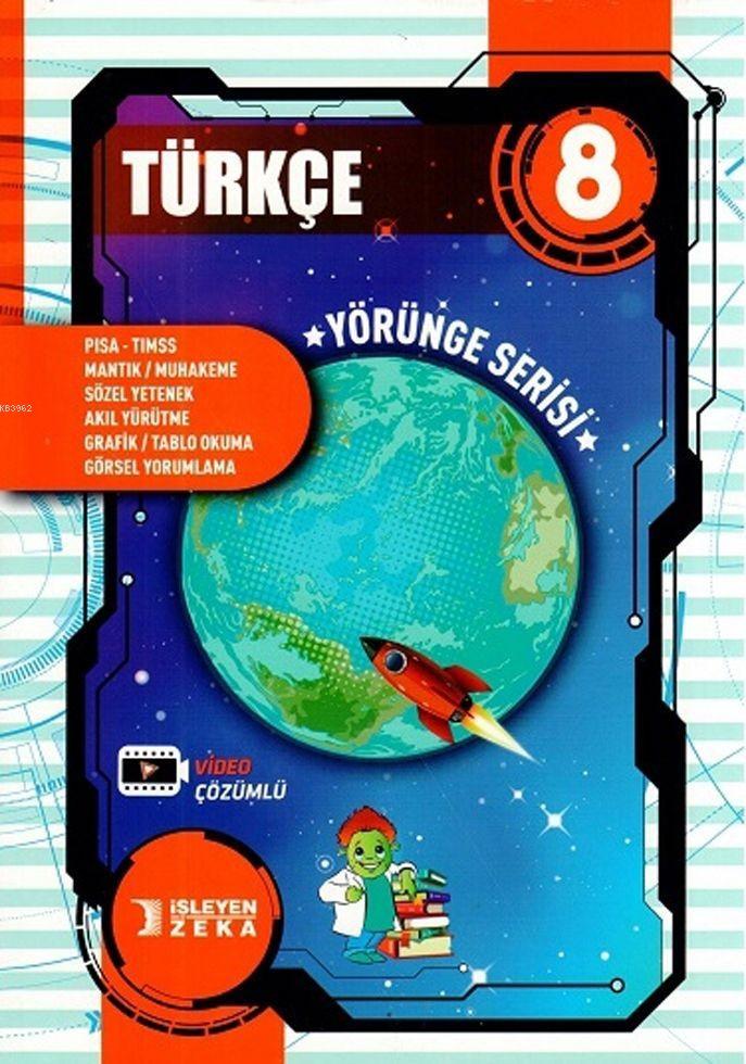 İşleyen Zeka Yayınları 8. Sınıf LGS Türkçe Yörünge Serisi Soru Bankası İşleyen Zeka 