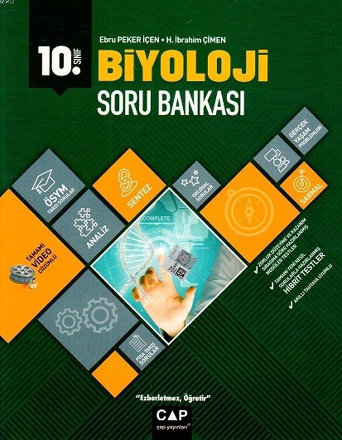 Çap Yayınları 10. Sınıf Anadolu Lisesi Biyoloji Soru Bankası Çap 