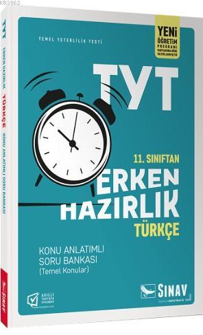 Sınav Yayınları 11. Sınıf TYT Erken Hazırlık Türkçe Konu Anlatımlı Soru Bankası Sınav 