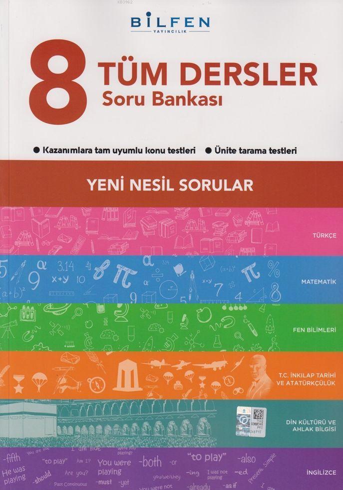 Bilfen Yayınları 8. Sınıf LGS Tüm Dersler Yeni Nesil Sorular Soru Bankası Bilfen 