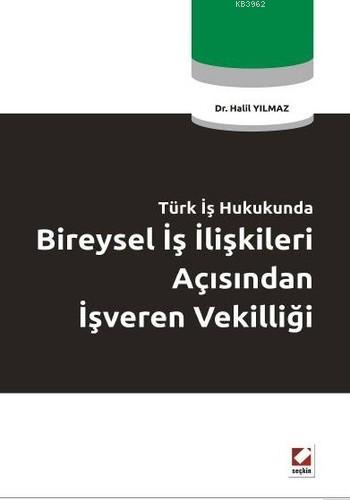 Türk İş Hukukunda Bireysel İş İlişkileri Açısından İşveren Vekilliği