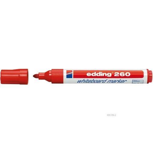 Edding Beyaz Tahta Kalemi E-260 Kırmızı