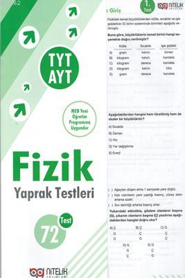 Nitelik - Tyt-Ayt Fizik Yaprak Test Yeni 2019