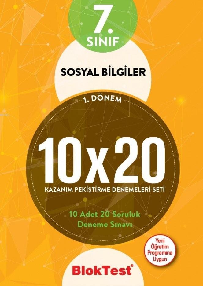  BlokTest Yayınları 7 Sınıf 1 Dönem Sosyal Bilgiler 10x20 Kazanım Pekiştirme Denemeleri BlokTest | Bloktest Yayınları | 9789752418448 