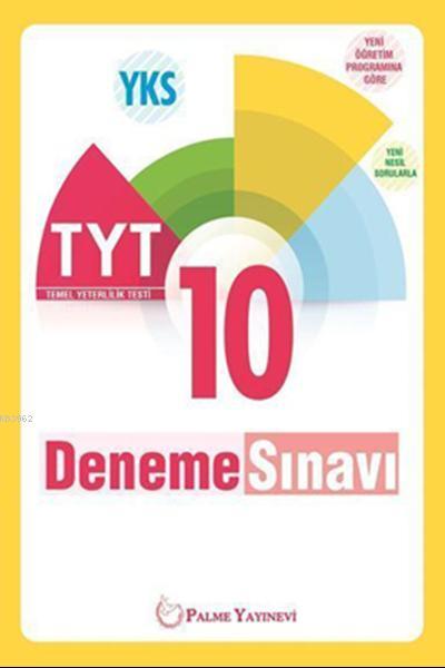 Palme Yayınları TYT 10 Deneme Sınavı Palme 