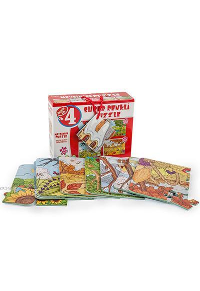Dıytoy Mevsimler Süper Renkli Puzzle