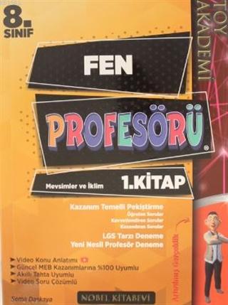 2020 8. Sınıf Fen Profesörü 1. Kitap Mevsimler ve İklim
