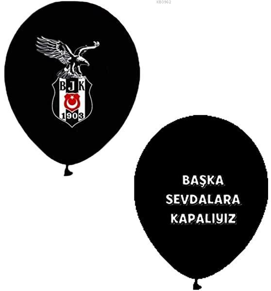 Balonevi Lisanlı Beşiktaş Balon 100'lü Paket