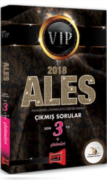 2018 ALES VIP Son 3 Yıl Çıkmış Sorular ve Çözümleri