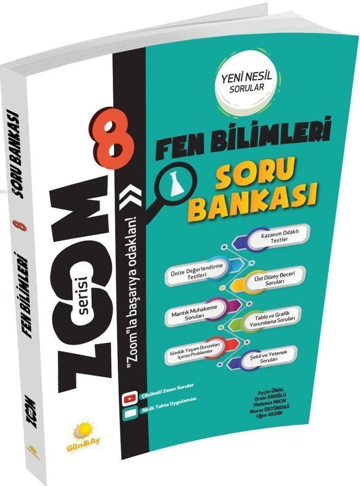 Günay Yayınları 8. Sınıf LGS Fen Bilimleri Zoom Soru Bankası Günay 