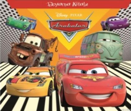 Disney Arabalar Simli Parıltılı Boyama Kitabı