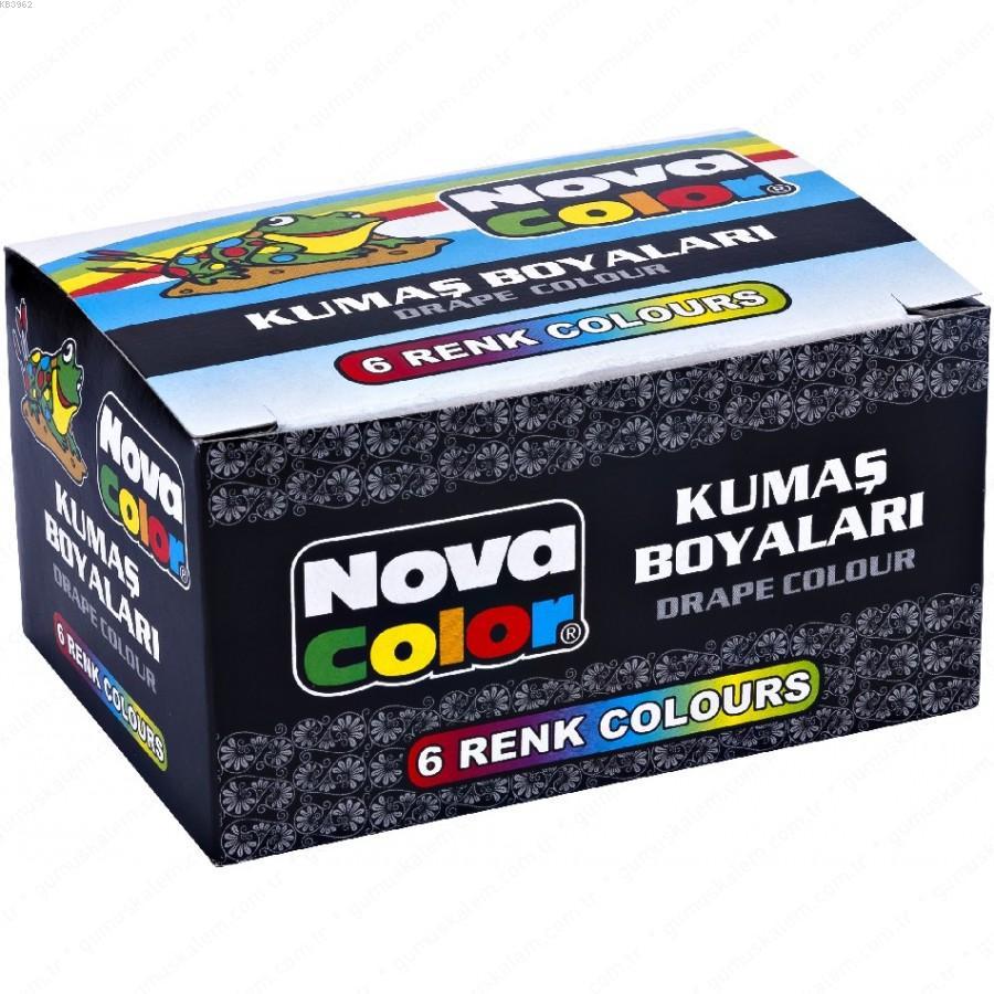 Nova Color Nc-188 Kumaş Boyası Şişe 6`lı Takım