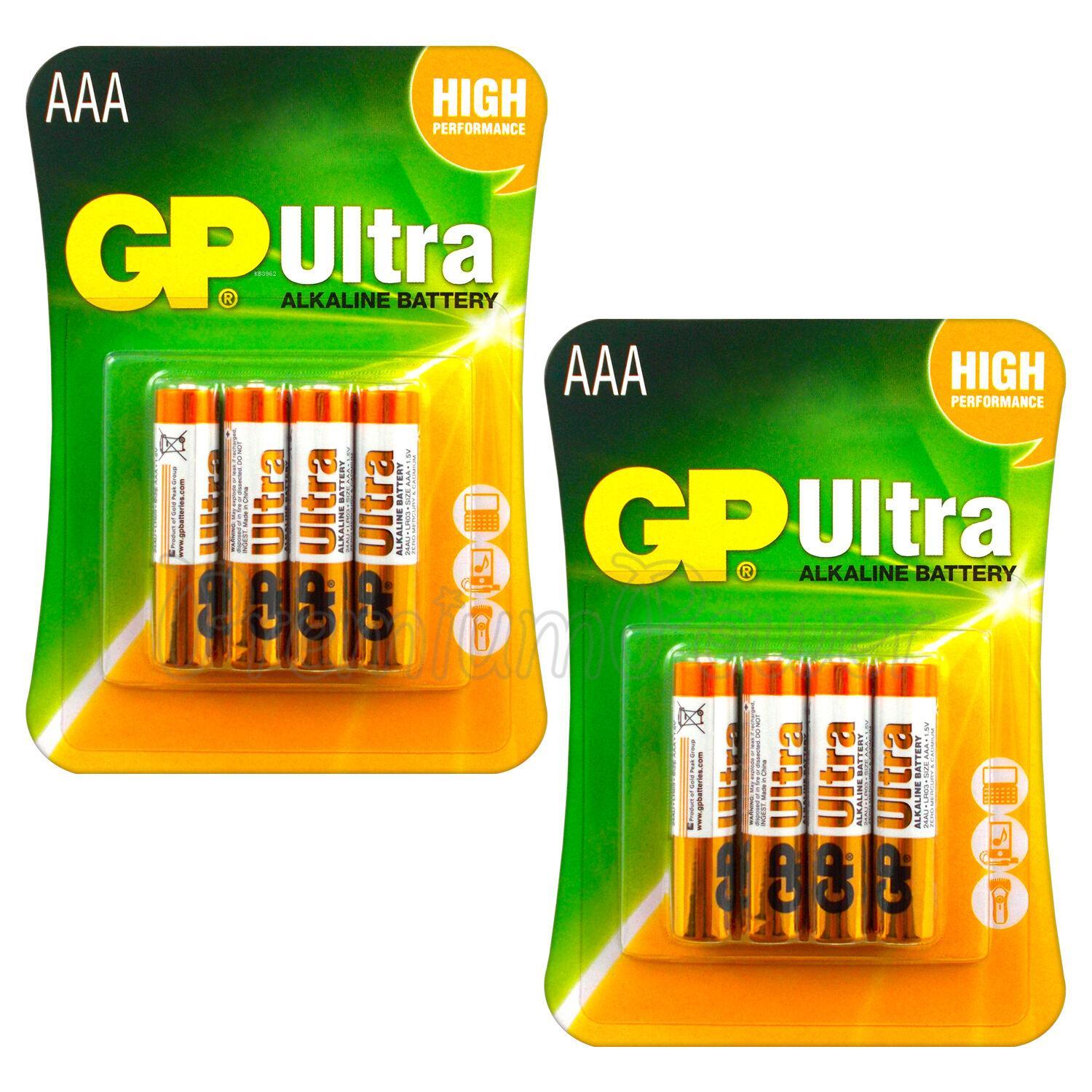 GP LR03 Ultra Alkalin 4'lü AAA İnce Kalem Pil