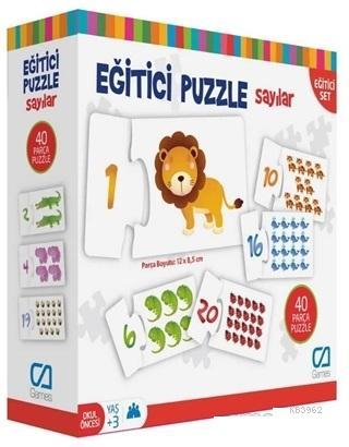  Sayılar Eğitici Puzzle | Sayılar Eğitici Puzzle | Kolektif | CA Games (Oyuncak) | 8681889040459 