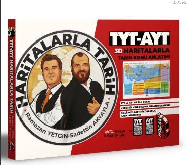  TYT AYT 3D Haritalarla Tarih Konu Anlatımı | TYT AYT 3D Haritalarla Tarih Konu Anlatımı | Ramazan YetginSadettin Akyayla | Benim Hocam Yayınları | 9786052778159 