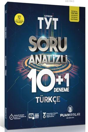 Puan Yayınları TYT Türkçe Soru Analizli 10+1 Deneme Puan 