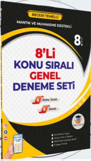 Zeka Küpü Yayınları 8. Sınıf LGS 10 lu Konu Sıralı Genel Deneme Seti Zeka Küpü 