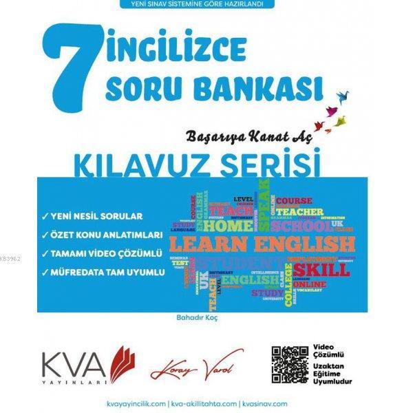 KVA Kılavuz Serisi 7.Sınıf İngilizce Soru Bankası