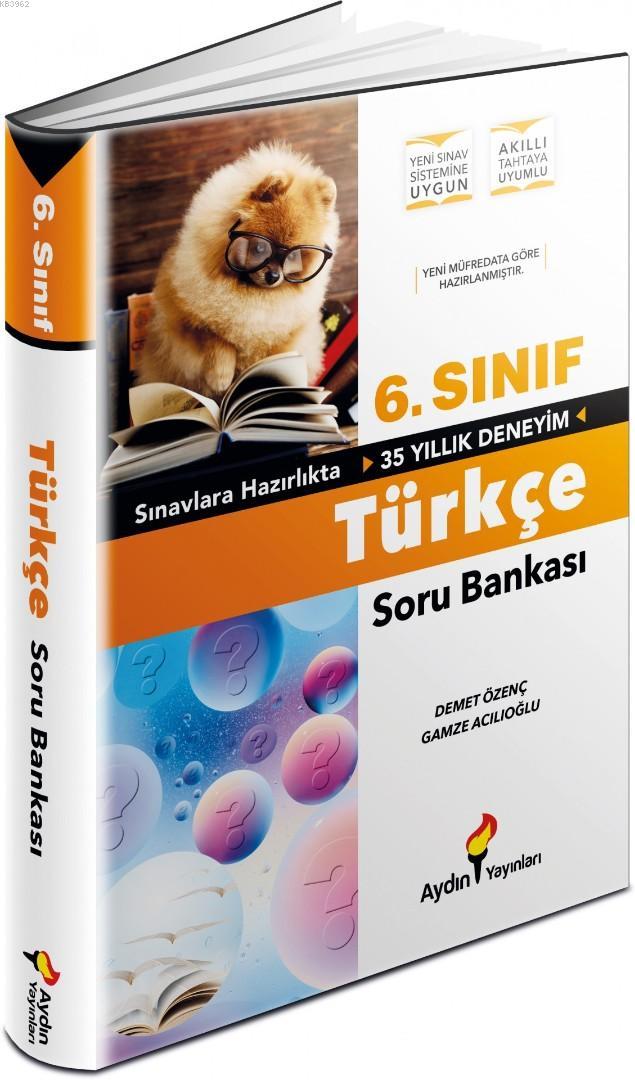 Aydın Yayınları 6. Sınıf Türkçe Soru Bankası Aydın 