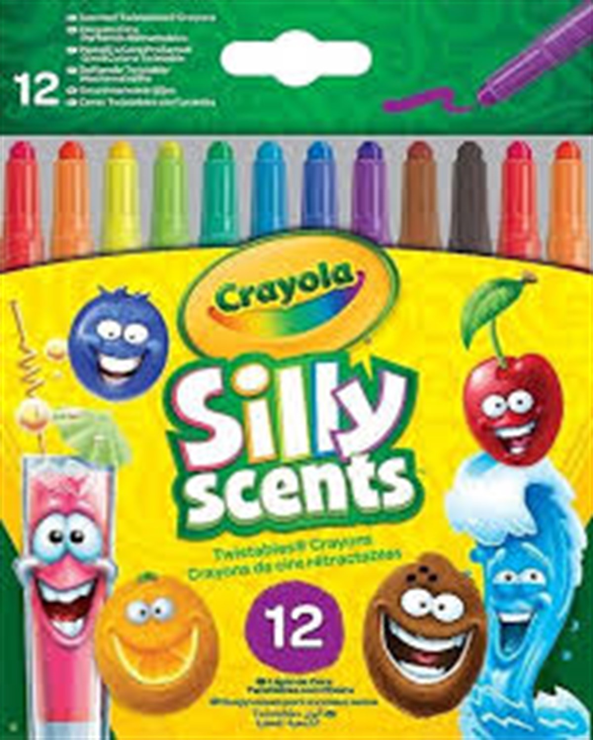 Crayola Silly Scents Çevrilebilen Pastel Boya 12'l